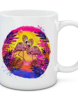 Kubek z flamingami Flamingo Sunset