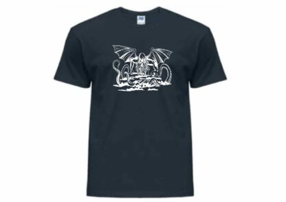 Koszulka męska t-shirt, cthulhu, granatowa