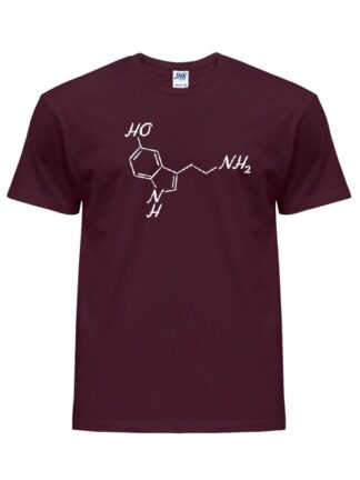 Koszulka męska serotonina bordo